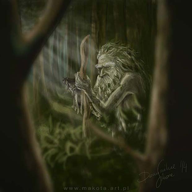 Leszy - opiekun lasu - Słowiański Bestiariusz