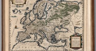 Europam sive Celticam Veterem, mapa Europy