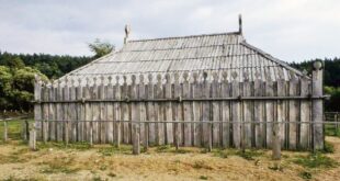 Rekonstrukcja kąciny Słowian połabskich w Niemczech – Gross Raden